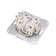 The mechanism of the 1-clavy passage switch Kranz hidden installation, 10a, white KR-78-0206