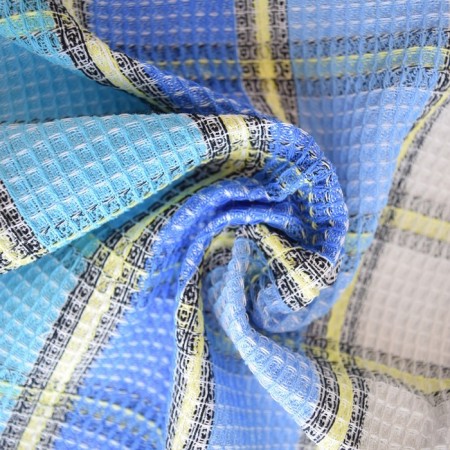 Waffle towel, col. Multi 30x60cm, 230 g/m, HL100%-1