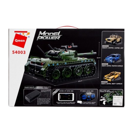 Radio -controlled designer "Battle Tank", 418 parts-4