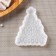 Silicone Mold “Christmas tree - Happy New Year!”, 8.5 × 7 cm, the color is transparent