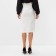 Women's skirt Minaku: Partydress Milk color, river 46