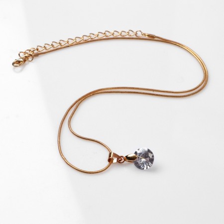 Strazinka pendant large, 40 cm, white color in gold