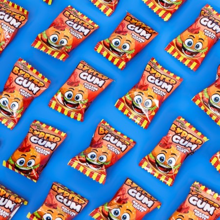 Chewing gum "Mr. Burger" with a liquid center, Boxing display, 4.5 g-2
