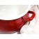 Pan with a lid, d = 20 cm, induction, red color