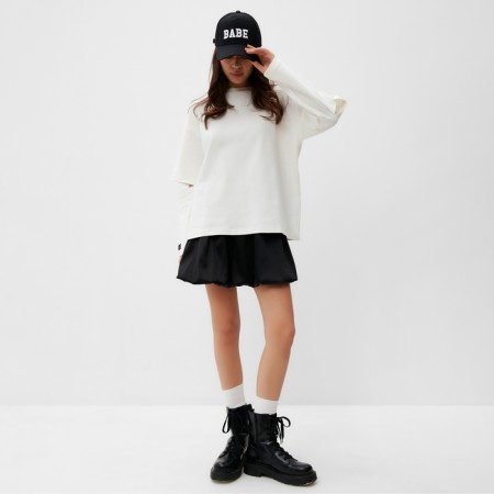 Jumper (longshilv) mist: basy, size s-m, milk color-4