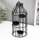 Climber Metal 3 Candles "bottle" black 21x10x10 cm