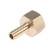 TIM SF02-10, 1/2 "x 10 mm, internal thread, brass