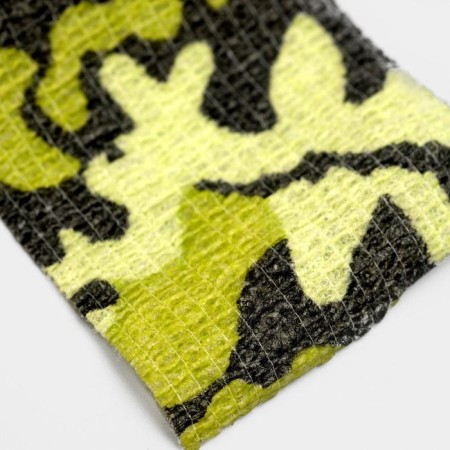 Self -fixed "camouflage", 5 cm, max. Extensibility 4.5 m, green-1