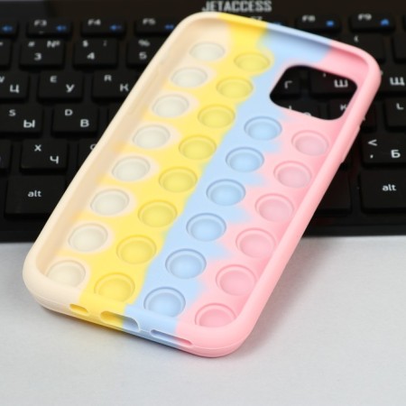 Pop it in the form of a case on the phone, silicone, multi -colored-2