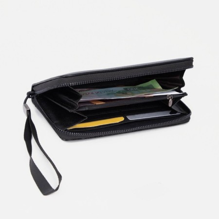 Women's wallet with lightning, black color-3