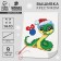 Cross -stitching for children for the New Year “Snake in a hat”, 14 x 10 cm, New Year's set for creativity