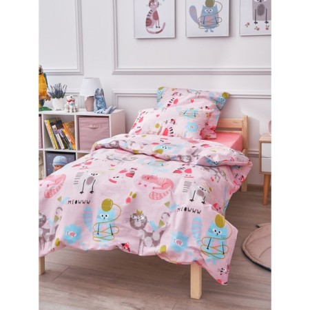 Bed linen 1.5 SP Sweet Cats, size 150x214 cm, 143x215 cm, 50x70 cm-1