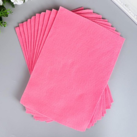 Fetr "bright pink" 1 mm (set of 10 sheets) A4 format format-2