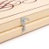 Backgammon "pattern" wooden board 40 x 40 cm, with a field for playing checkers
