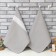 Set of towels "Ethel" 2 pcs, col. Gray, 100% cotton, 163 g/m2