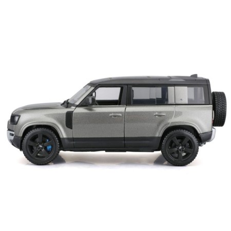 BBURAGO LAND Rover Defender 110 2022, Die-Cast, 1:24, Gray color-10