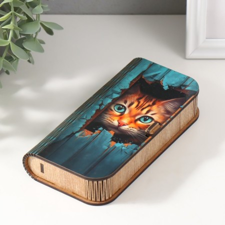 Casket "Cat" 17x8.5x3.5 cm