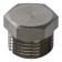 Stout SFT-0025-000038, 3/8 ", outdoor thread, nickelled brass
