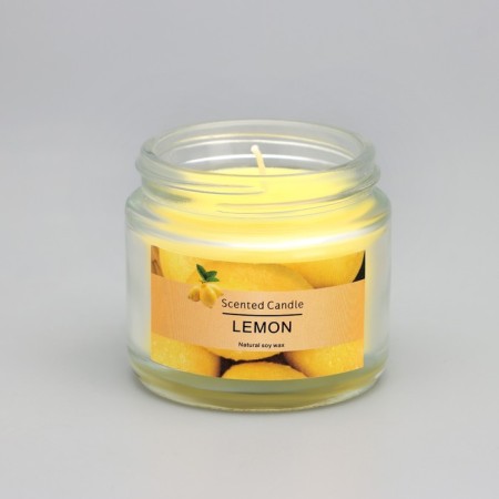 Aromatic candle "Lemon", 5*5cm, 140 g-2