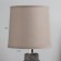 Table lamp "Strong" E14 40W gray 15x15x31 cm Risalux