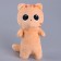 Soft toy "cat", 30 cm, beige color
