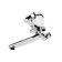 Bath mixer Zein Z3846, single -leaf, shower set, watering can 5 modes, chrome