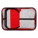 Penal 3 sections, tab inside, 140 x 210 x 40 mm, fabric, calligrata top block "ANime sneakers"
