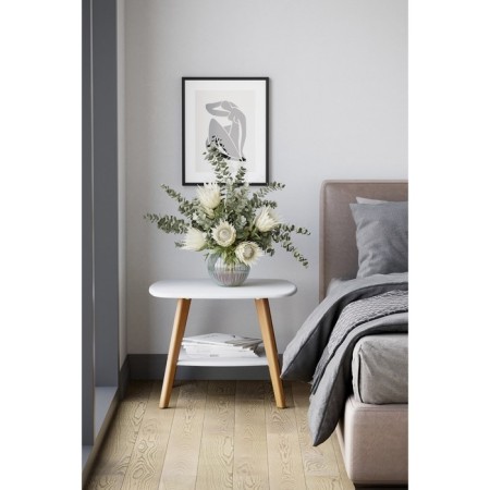 Gouring Hudson table, 650x650x500, white/light oak-2