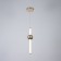 Bayerlux lamp "Minea" LED 18W gold 9x9x50-150 cm