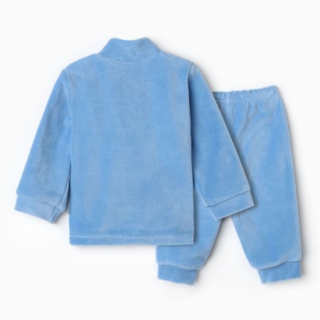 Kit (blouse, pants), blue color, height 74 cm-7