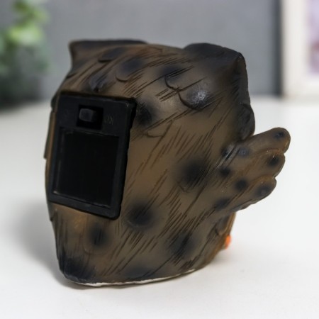 Souvenir Polystone Light "Filin -Malysh - Hello" from the solar battery 7.5x7x9.5 cm-3