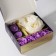 Gift set of cosmetics "Inspecting", Lapal soap 5 pcs, candle, washcloth, pure happiness