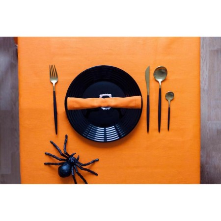 Spider shiny, black color, medium, on the substrate-1