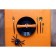 Spider shiny, black color, medium, on the substrate