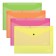 A4 button folder-convert, 140 μm, Erichkrause Fizzy Neon, translucent, embossing, mix