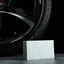 Car sponge with abrasive, 160x100x55 mm
