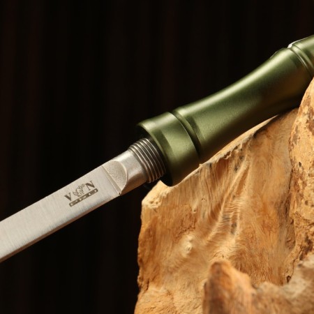 Knife "bamboo" steel - 420, handle - aluminum-2