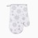 Mittens shares of snowflakes silver 26*16 cm, 100% p/e