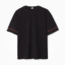 Women's T-shirt with red Kant Basic Line Black Color Black, Rr. 50