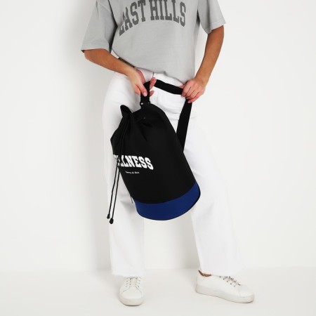 The backpack of the school Torba Wellness, 45x20x25, the cord bastard, blue/black-9