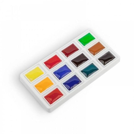 A watercolor art in cuvettes, 12 colors x 2.5 ml, ZHK "Sonet", "READER", 35411879-4