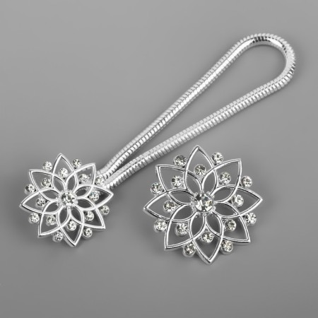 Decorative fastener, d = 2.4/3.1 cm, silver color-1