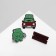 Set of badges (3 pcs.) “Frog Romance”, colored in ferrous metal
