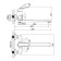 Bath mixer D&K Venice Rialto DA1063301, one -leaf, chrome