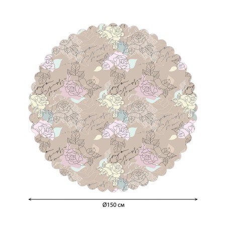 Tables on the table “Flower congratulations”, round, Saten, d = 150 cm-1