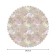 Tables on the table “Flower congratulations”, round, Saten, d = 150 cm