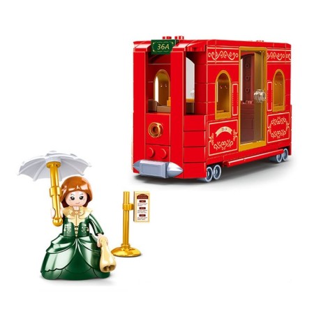 Designer Pink Dream "Tram", 145 parts-1
