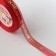 Kapron tape with a new year, 15 mm × 23 ± 1 m, red/gold color