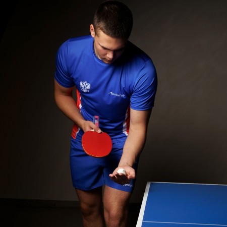 Boshika Control 9 table tennis racket, for beginners, a 1.8 mm sponge, a conical handle-7