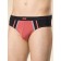 Men's panties, size 52, red color, black, 2 pcs